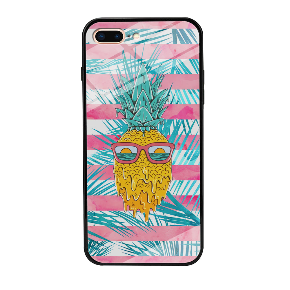 Pineapple Sunbathe and Melting iPhone 7 Plus Case