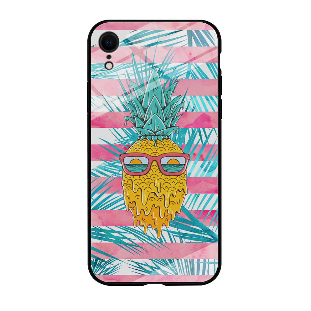 Pineapple Sunbathe and Melting iPhone XR Case