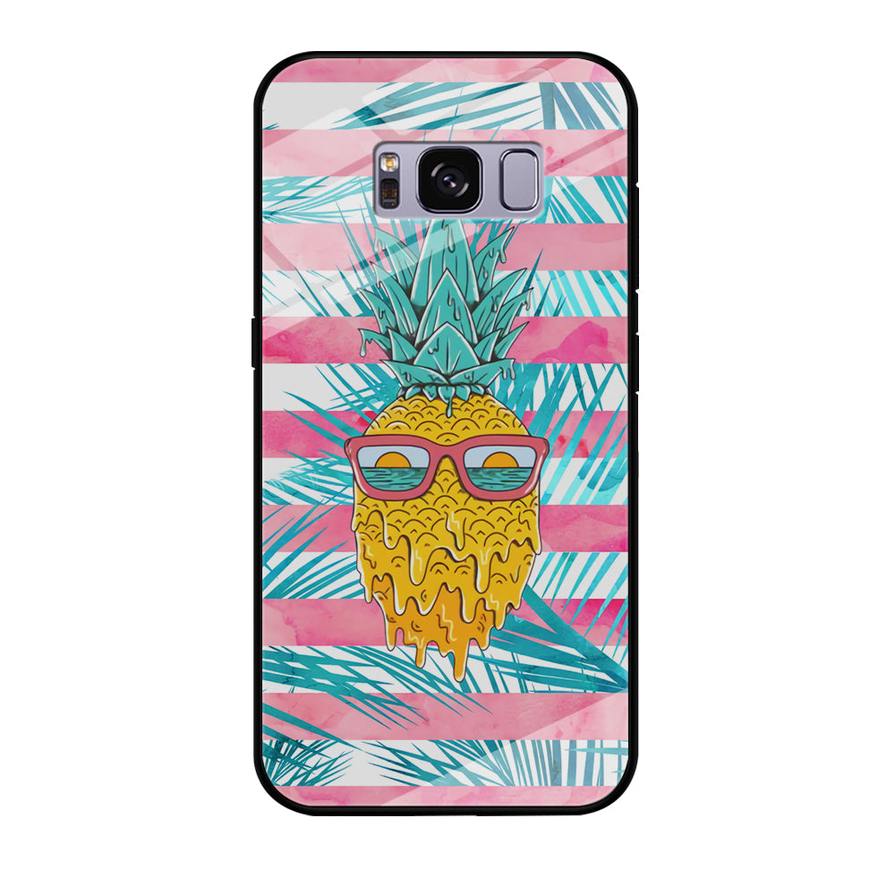 Pineapple Sunbathe and Melting Samsung Galaxy S8 Case