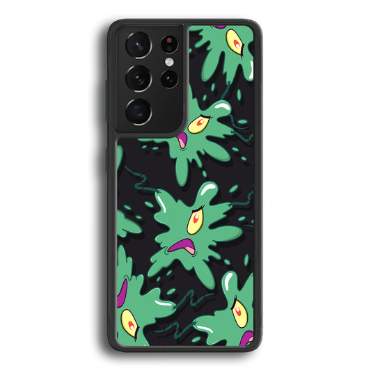 Plankton Patern of Stain Samsung Galaxy S21 Ultra Case - Carneyforia