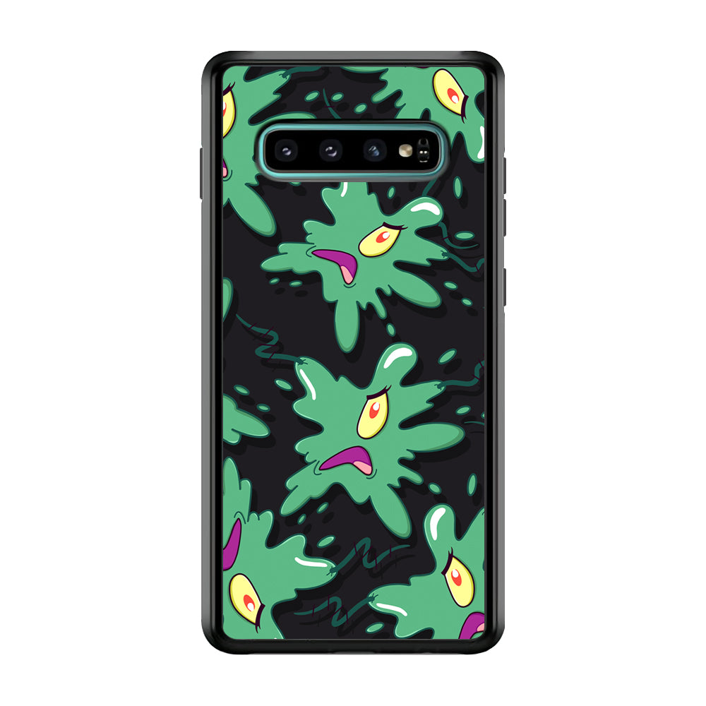 Plankton Patern of Stain Samsung Galaxy S10 Plus Case