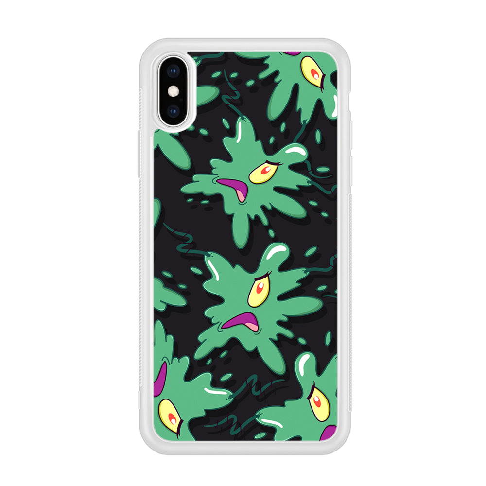 Plankton Patern of Stain iPhone X Case