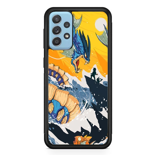 Pokemon Catching The Dragon Samsung Galaxy A52 Case
