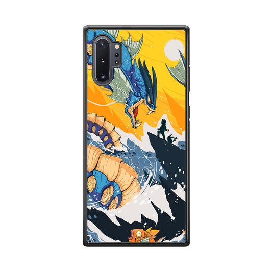 Pokemon Catching The Dragon Samsung Galaxy Note 10 Plus Case