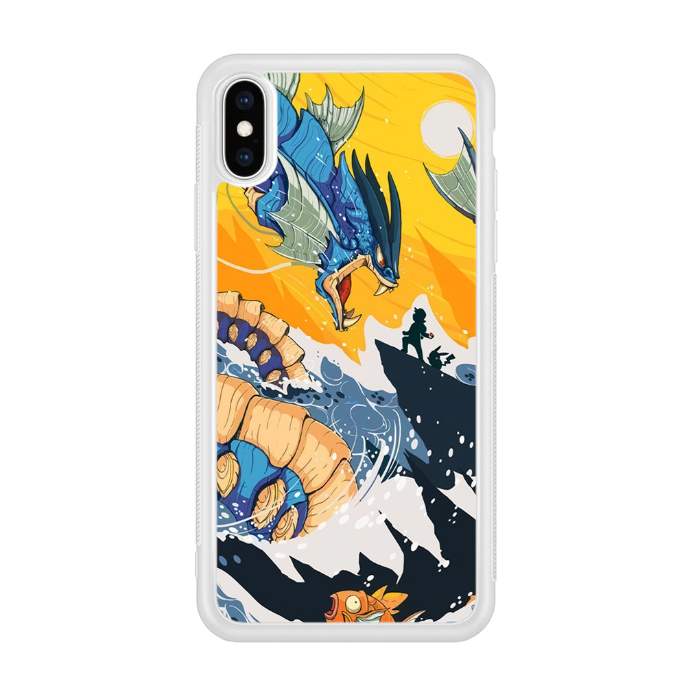 Pokemon Catching The Dragon iPhone X Case