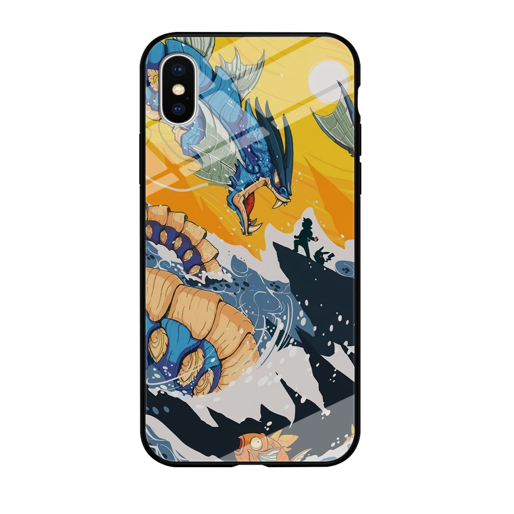 Pokemon Catching The Dragon iPhone X Case