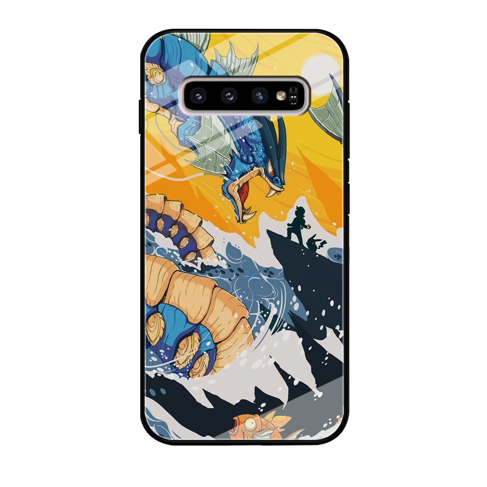 Pokemon Catching The Dragon Samsung Galaxy S10 Case