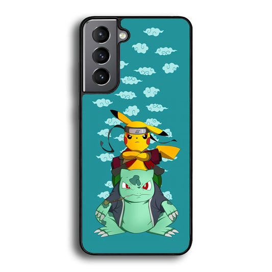 Pokemon Covering Naruto and Gamabunta Samsung Galaxy S21 Plus Case - Carneyforia