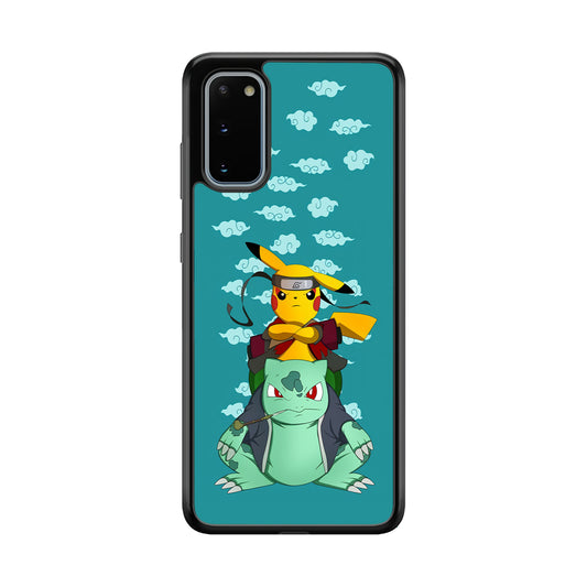 Pokemon Covering Naruto and Gamabunta Samsung Galaxy S20 Case