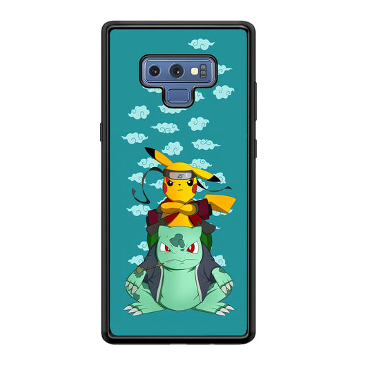 Pokemon Covering Naruto and Gamabunta Samsung Galaxy Note 9 Case