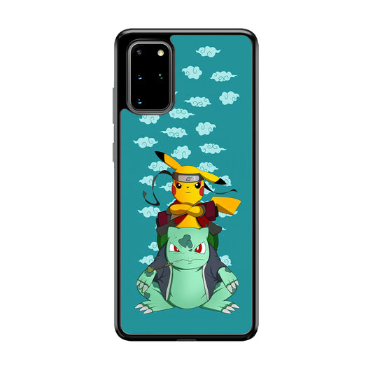 Pokemon Covering Naruto and Gamabunta Samsung Galaxy S20 Plus Case