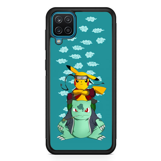 Pokemon Covering Naruto and Gamabunta Samsung Galaxy A12 Case