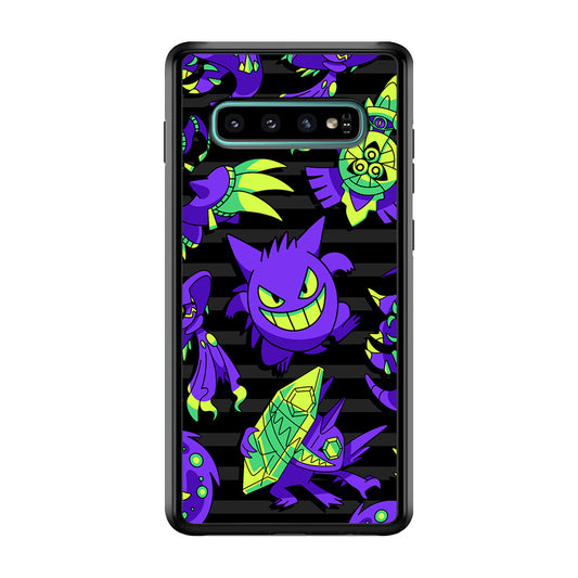 Pokemon Gengar Night Squad Samsung Galaxy S10 Case