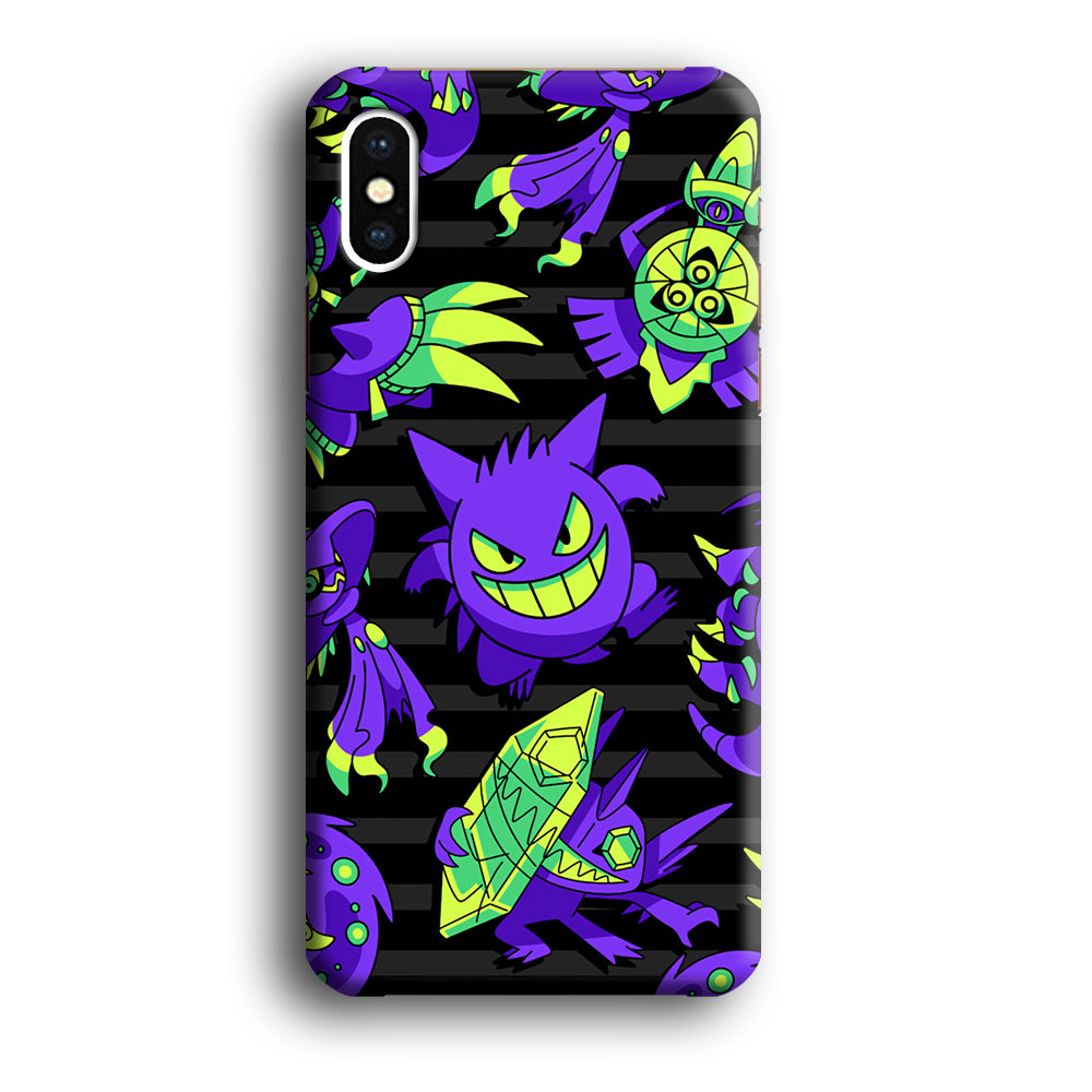 Pokemon Gengar Night Squad iPhone X Case