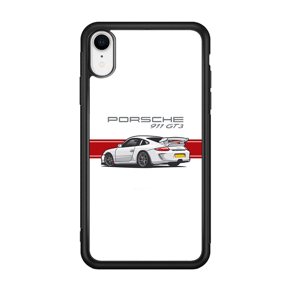 Porsche 911 GT3 Stripe Car iPhone XR Case - Carneyforia
