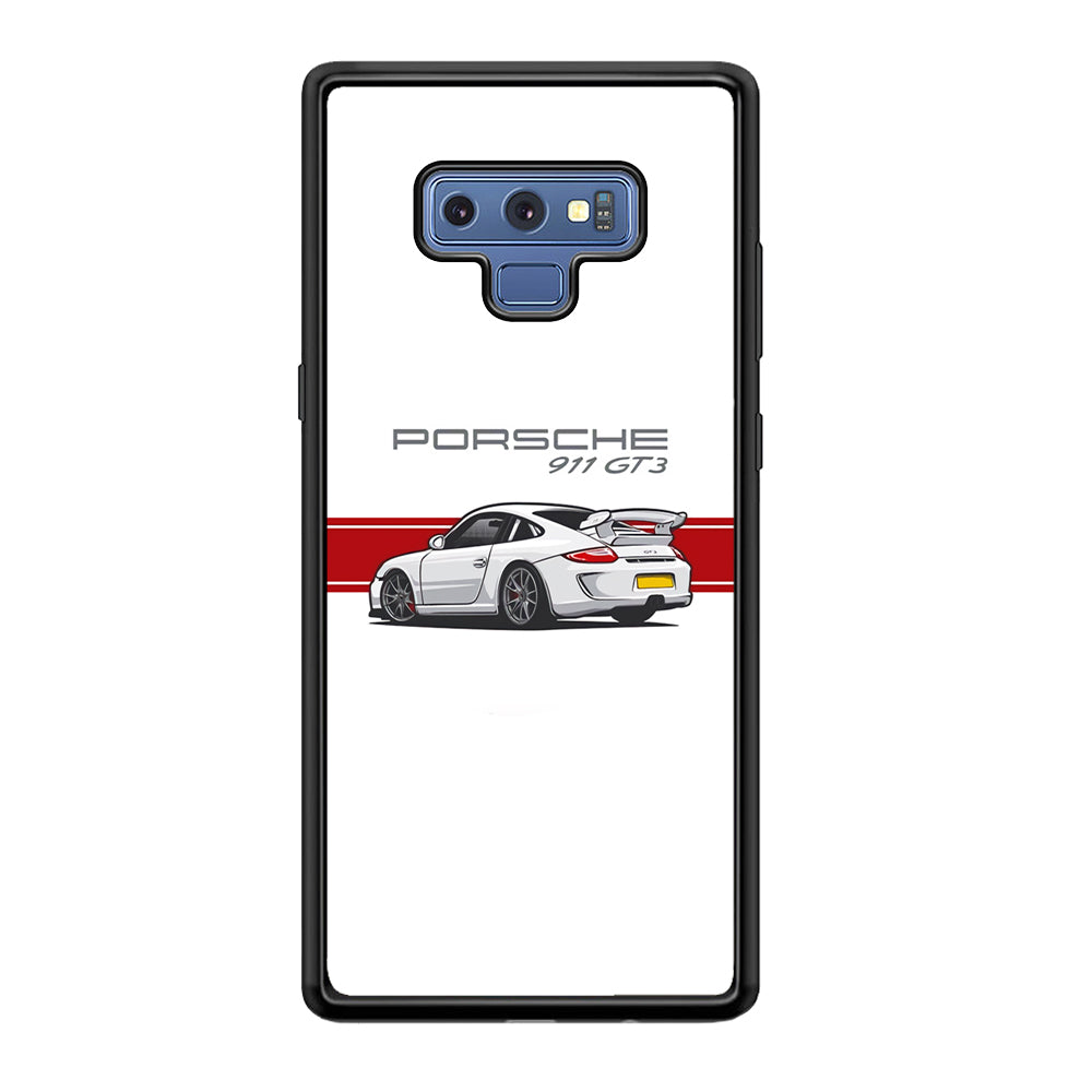 Porsche 911 GT3 Stripe Car Samsung Galaxy Note 9 Case - Carneyforia
