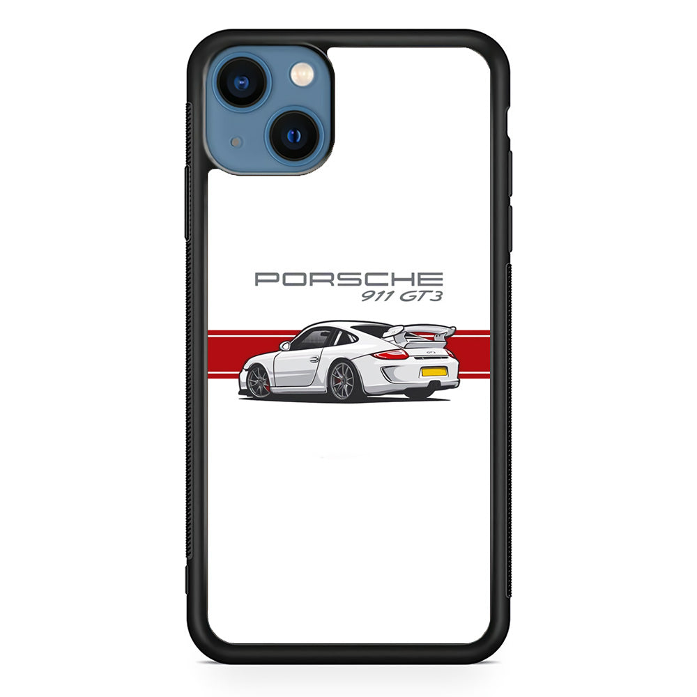 Porsche 911 GT3 Stripe Car iPhone 13 Case - Carneyforia