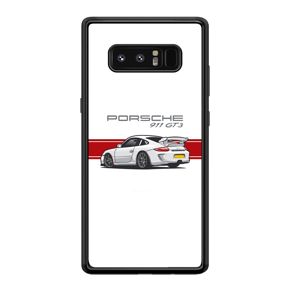 Porsche 911 GT3 Stripe Car Samsung Galaxy Note 8 Case - Carneyforia