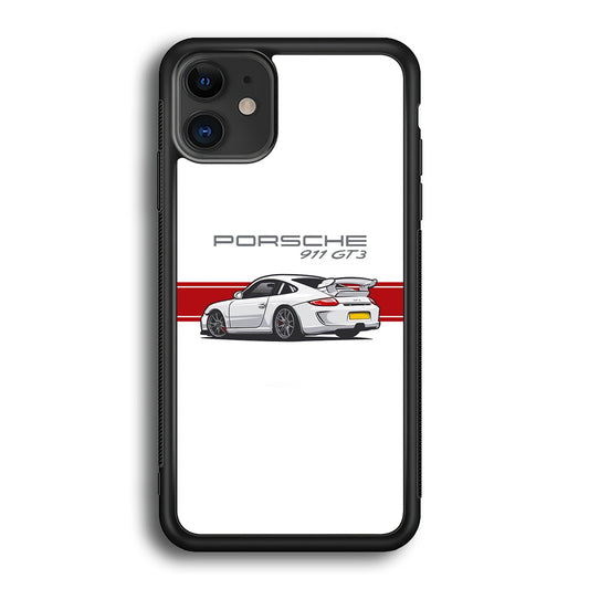 Porsche 911 GT3 Stripe Car iPhone 12 Case - Carneyforia