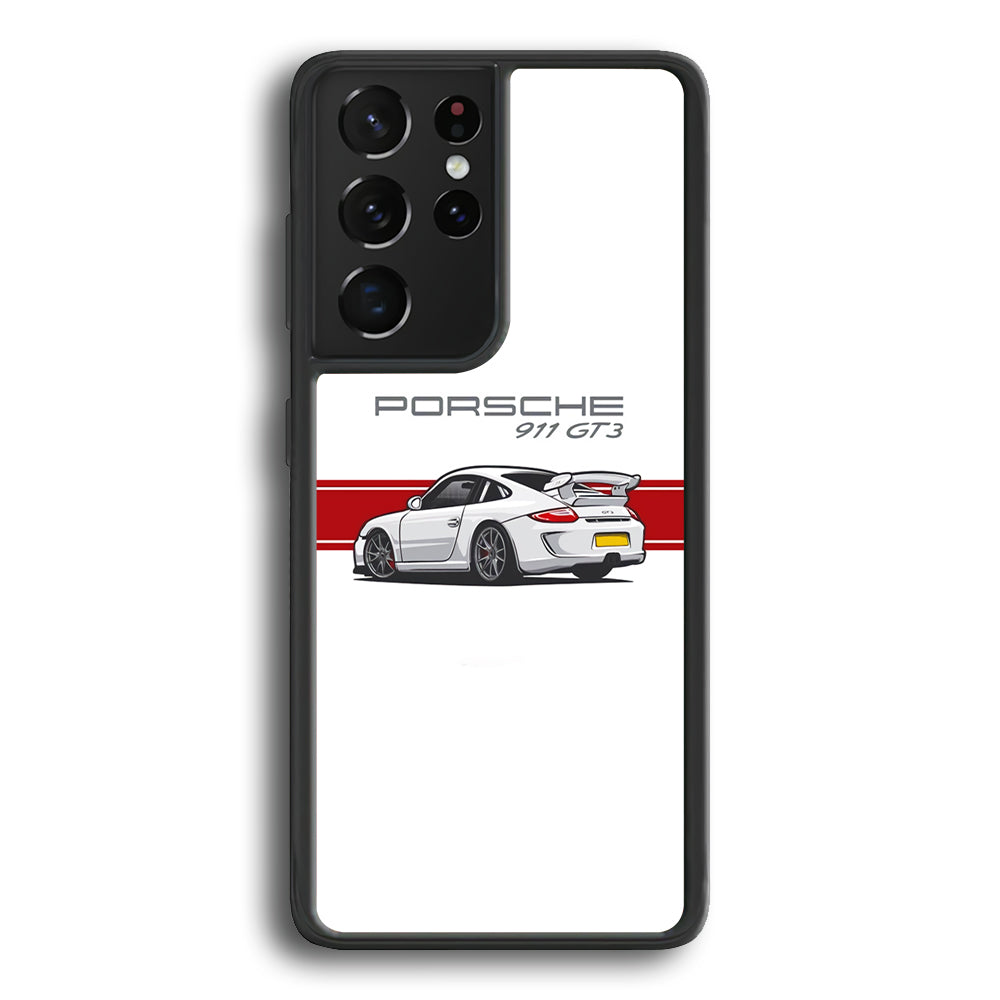 Porsche 911 GT3 Stripe Car Samsung Galaxy S21 Ultra Case - Carneyforia