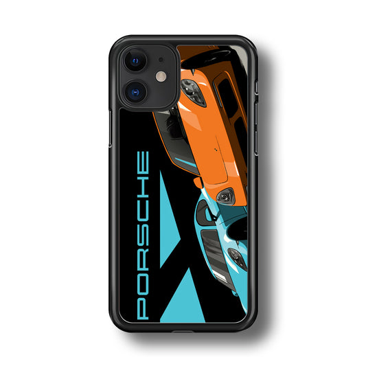 Porsche Corner Art iPhone 11 Case - Carneyforia