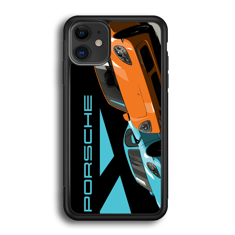 Porsche Corner Art iPhone 12 Case - Carneyforia