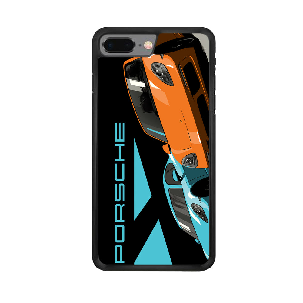 Porsche Corner Art iPhone 8 Plus Case - Carneyforia