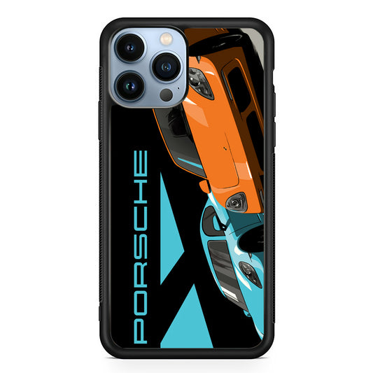 Porsche Corner Art iPhone 13 Pro Max Case - Carneyforia