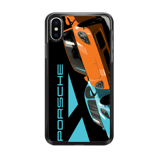Porsche Corner Art iPhone X Case - Carneyforia