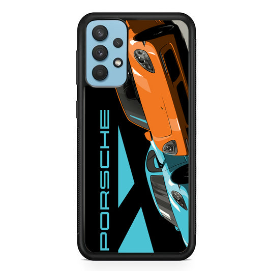 Porsche Corner Art Samsung Galaxy A32 Case - Carneyforia