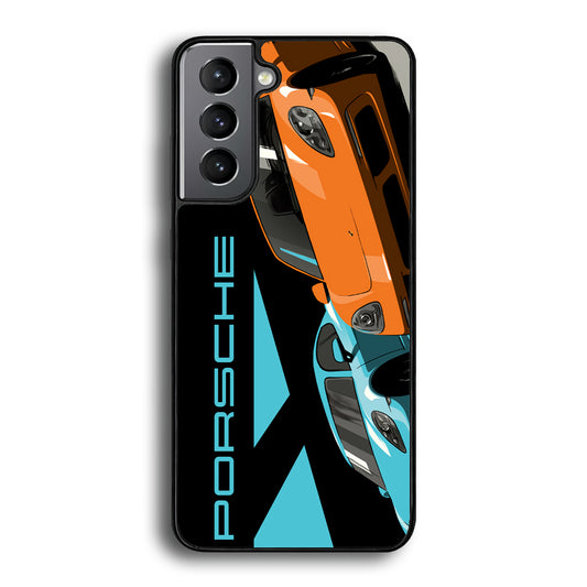 Porsche Corner Art Samsung Galaxy S21 Case - Carneyforia