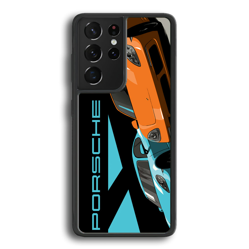 Porsche Corner Art Samsung Galaxy S21 Ultra Case - Carneyforia