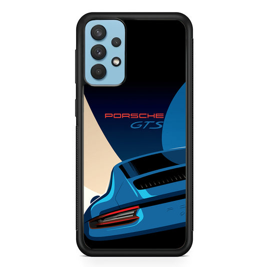 Porsche GTS Cartoon Mode Samsung Galaxy A32 Case - Carneyforia