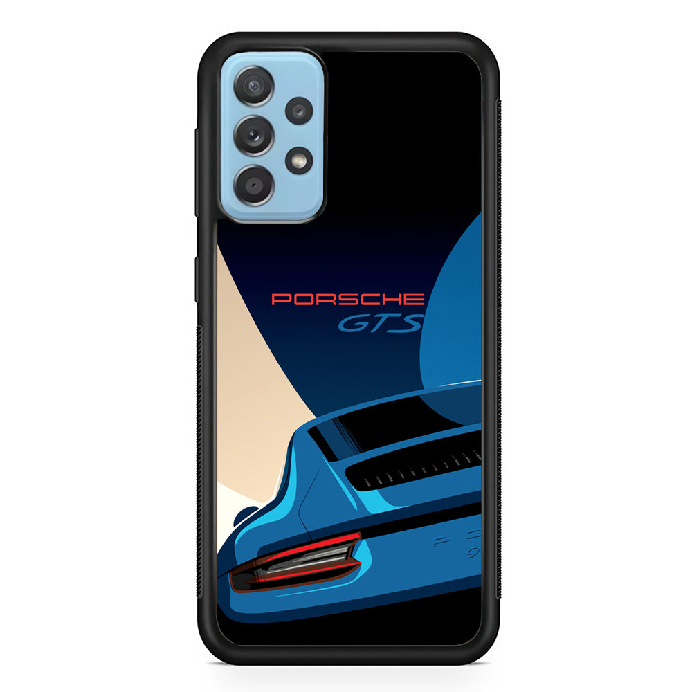 Porsche GTS Cartoon Mode Samsung Galaxy A72 Case - Carneyforia