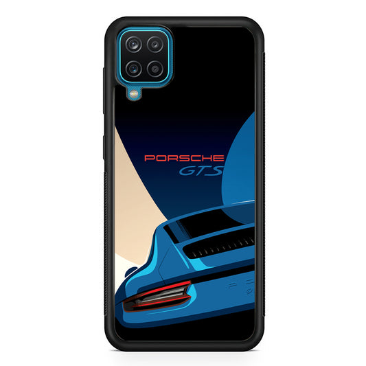 Porsche GTS Cartoon Mode Samsung Galaxy A12 Case - Carneyforia