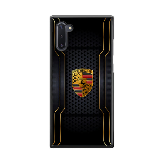 Porsche Line in Gold Samsung Galaxy Note 10 Case - Carneyforia