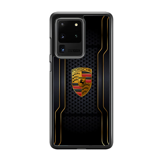 Porsche Line in Gold Samsung Galaxy S20 Ultra Case - Carneyforia