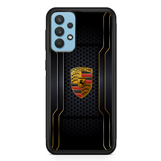 Porsche Line in Gold Samsung Galaxy A32 Case - Carneyforia
