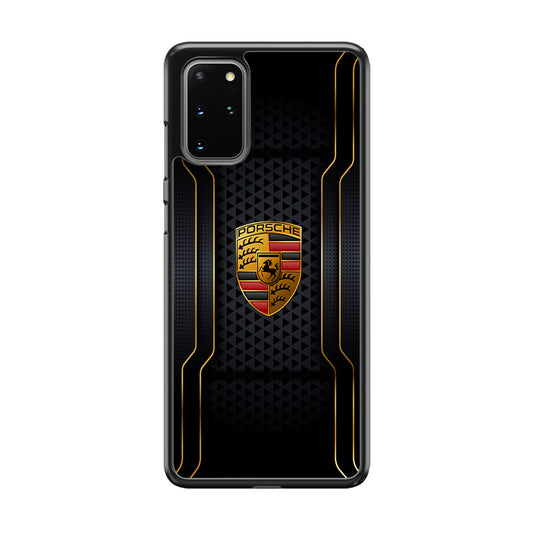 Porsche Line in Gold Samsung Galaxy S20 Plus Case - Carneyforia