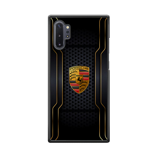 Porsche Line in Gold Samsung Galaxy Note 10 Plus Case - Carneyforia