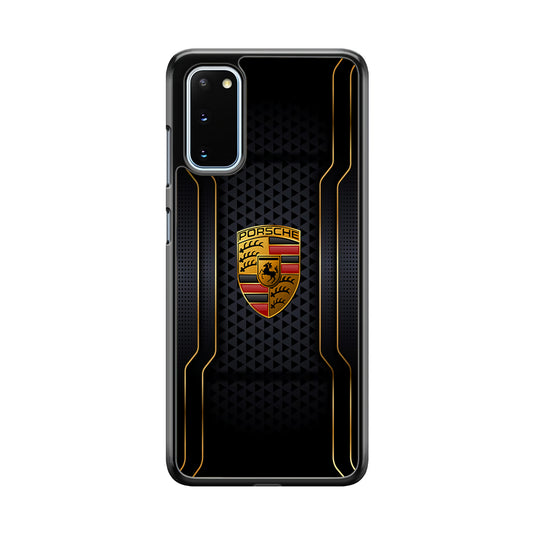 Porsche Line in Gold Samsung Galaxy S20 Case - Carneyforia
