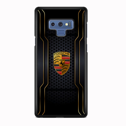 Porsche Line in Gold Samsung Galaxy Note 9 Case - Carneyforia