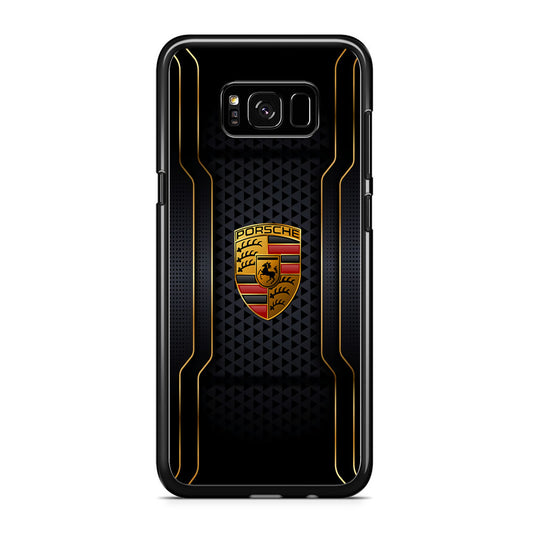 Porsche Line in Gold Samsung Galaxy S8 Case - Carneyforia