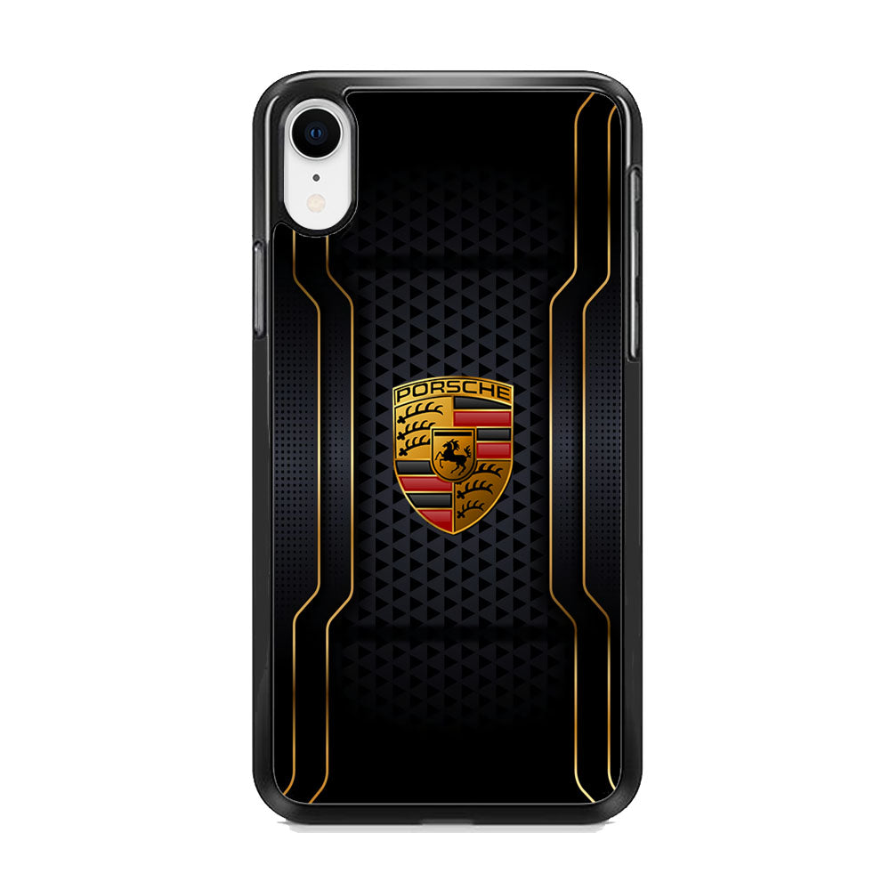 Porsche Line in Gold iPhone XR Case - Carneyforia