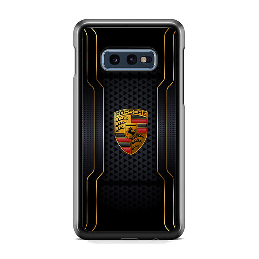 Porsche Line in Gold Samsung Galaxy S10 Plus Case - Carneyforia