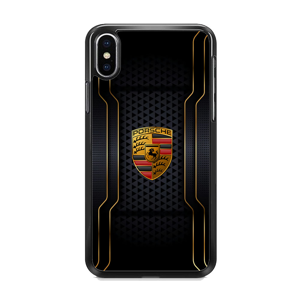 Porsche Line in Gold iPhone XS MAX Case - Carneyforia