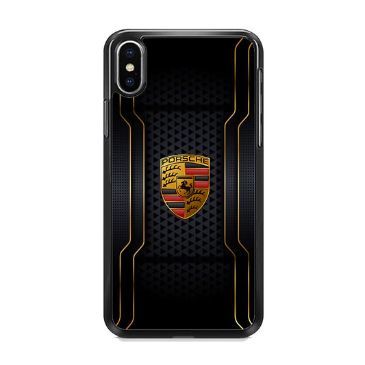 Porsche Line in Gold iPhone XS MAX Case - Carneyforia