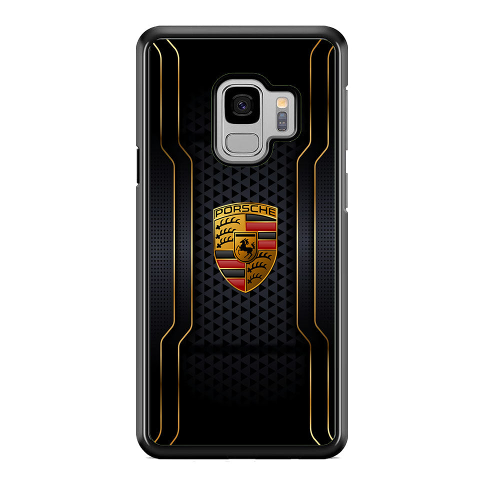 Porsche Line in Gold Samsung Galaxy S9 Case - Carneyforia