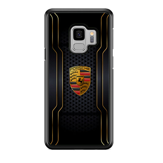 Porsche Line in Gold Samsung Galaxy S9 Case - Carneyforia
