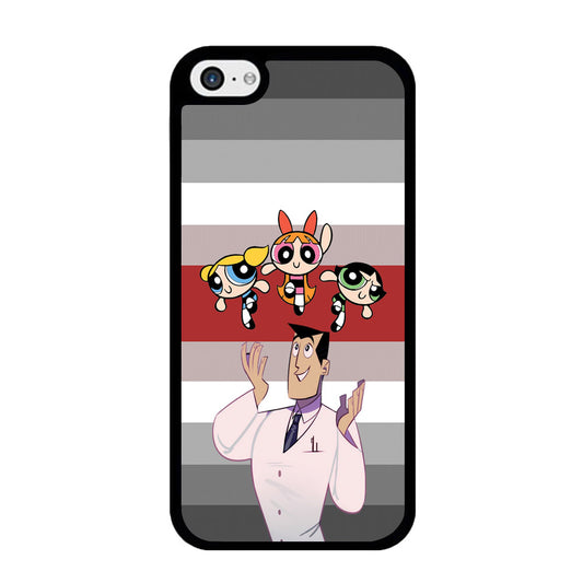 Powerpuff Girl With Professor Utonium iPhone 5 | 5s Case - carneyforia